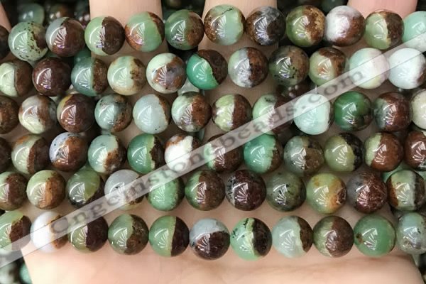 CAU454 15.5 inches 8mm - 9mm round Australia chrysoprase beads