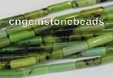 CAU46 15.5 inches 4*13mm tube Australia chrysoprase beads wholesale