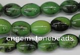 CAU48 15.5 inches 10*14mm rice Australia chrysoprase beads wholesale