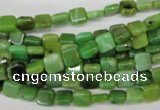 CAU50 15.5 inches 6*6mm square Australia chrysoprase beads wholesale