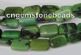 CAU52 15.5 inches 8*12mm rectangle Australia chrysoprase beads wholesale