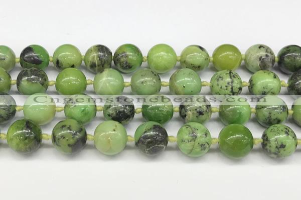 CAU542 15.5 inches 12mm round Australia chrysoprase gemstone beads