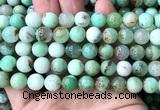 CAU578 15 inches 10mm round Australia chrysoprase beads wholesale