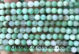 CAU590 15 inches 6mm round Australia chrysoprase beads