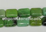 CAU63 15.5 inches 10*14mm rectangle Australia chrysoprase beads