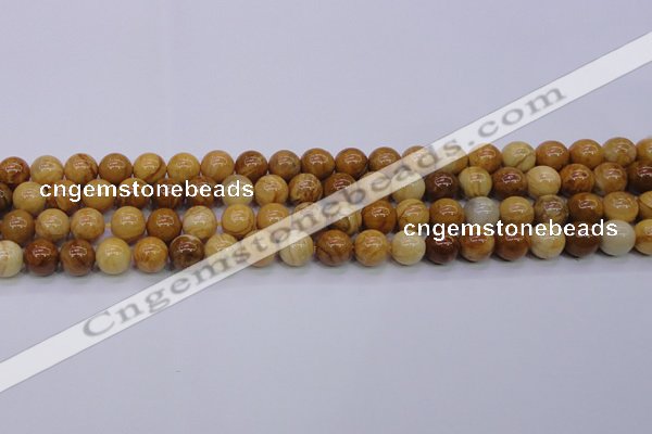 CAY04 15.5 inches 10mm round African yellow jasper beads wholesale