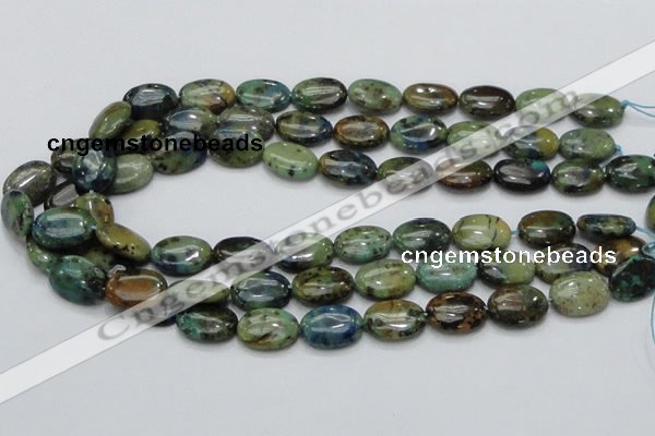CAZ01 15.5 inches 13*18mm oval natural azurite gemstone beads