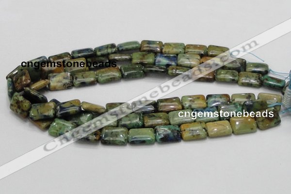 CAZ02 15.5 inches 14*18mm rectangle natural azurite gemstone beads