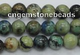 CAZ09 15.5 inches 10mm round natural azurite gemstone beads