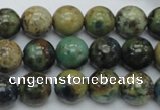 CAZ10 15.5 inches 12mm round natural azurite gemstone beads