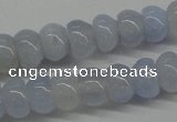 CBC20 15.5 inches 4*6mm rondelle blue chalcedony beads wholesale