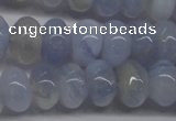 CBC21 15.5 inches 6*10mm rondelle blue chalcedony beads wholesale