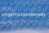 CBC251 15.5 inches 6mm A grade round ocean blue chalcedony beads