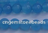 CBC252 15.5 inches 8mm A grade round ocean blue chalcedony beads