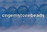 CBC254 15.5 inches 12mm A grade round ocean blue chalcedony beads