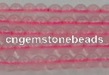 CBC300 15.5 inches 4mm round pink chalcedony beads wholesale