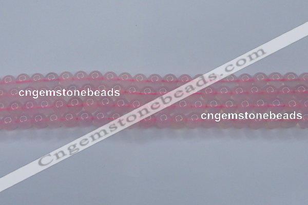 CBC302 15.5 inches 8mm round pink chalcedony beads wholesale