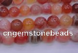 CBC401 15.5 inches 6mm A grade round orange chalcedony beads