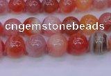 CBC402 15.5 inches 8mm A grade round orange chalcedony beads