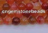 CBC411 15.5 inches 6mm AA grade round orange chalcedony beads