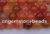 CBC412 15.5 inches 8mm AA grade round orange chalcedony beads