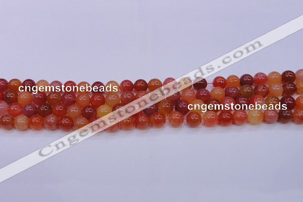 CBC413 15.5 inches 10mm AA grade round orange chalcedony beads