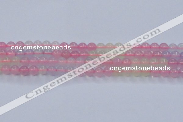 CBC421 15.5 inches 6mm round mixed chalcedony beads wholesale