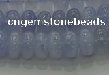 CBC442 15.5 inches 6*10mm rondelle blue chalcedony beads