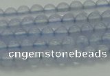 CBC450 15.5 inches 4mm round blue chalcedony beads wholesale