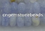 CBC472 15.5 inches 6*10mm rondelle blue chalcedony beads