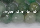 CBC704 15.5 inches 12mm faceted round African green chalcedony beads