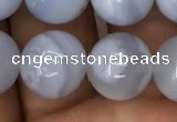 CBC714 15.5 inches 12mm round blue chalcedony beads wholesale