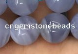 CBC723 15.5 inches 12mm round blue chalcedony gemstone beads