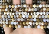 CBC800 15.5 inches 4mm round natural polka dot chalcedony beads