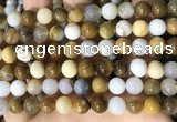 CBC803 15.5 inches 10mm round natural polka dot chalcedony beads