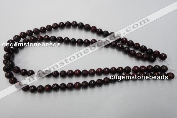 CBD152 15.5 inches 8mm round Chinese brecciated jasper beads