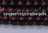 CBD300 15.5 inches 4mm round brecciated jasper beads wholesale