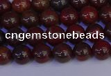 CBD351 15.5 inches 6mm round poppy jasper beads wholesale