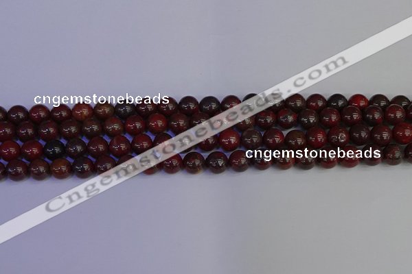 CBD352 15.5 inches 8mm round poppy jasper beads wholesale