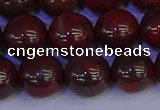 CBD355 15.5 inches 14mm round poppy jasper beads wholesale