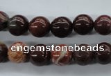 CBD62 15.5 inches 10mm round brecciated jasper gemstone beads