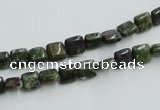 CBG16 15.5 inches 6*6mm square bronze green gemstone beads wholesale