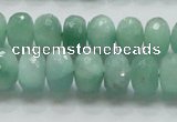 CBJ03 15.5 inches 8*12mm faceted rondelle jade beads wholesale