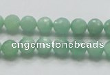 CBJ06 15.5 inches 8mm faceted round jade beads wholesale