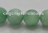 CBJ10 15.5 inches 18mm faceted round jade beads wholesale