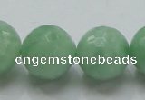 CBJ11 15.5 inches 20mm faceted round jade beads wholesale