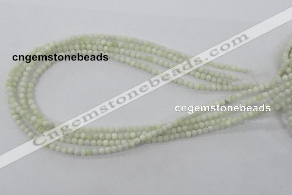 CBJ201 15.5 inches 4mm round butter jade beads wholesale