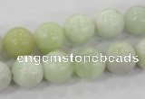 CBJ205 15.5 inches 12mm round butter jade beads wholesale