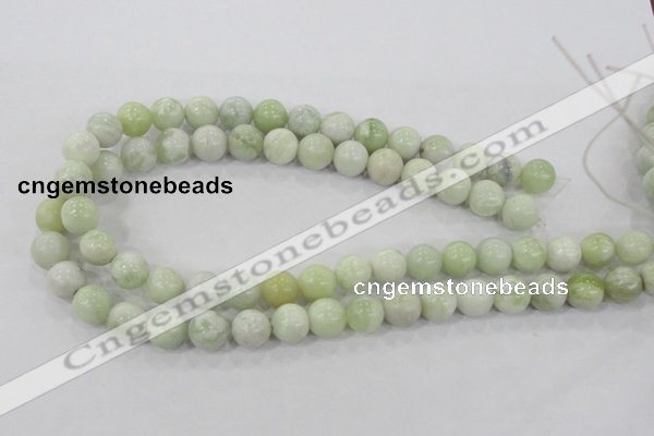 CBJ205 15.5 inches 12mm round butter jade beads wholesale