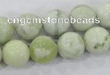 CBJ206 15.5 inches 14mm round butter jade beads wholesale